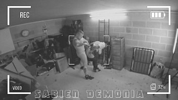 CCTV footage of  sexy teen Sabien Demonia getting fucked in ass by school worker
